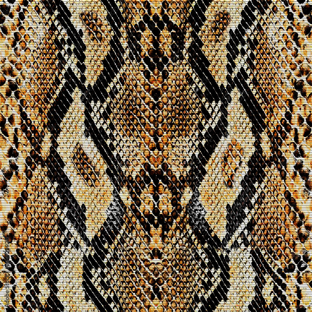 Snake skin pattern texture lines design Stock Illustration | Adobe Stock