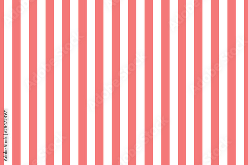 Vector seamless vertical stripes pattern, pink and white. Simple background