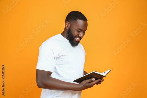 Happy African-American man ...
