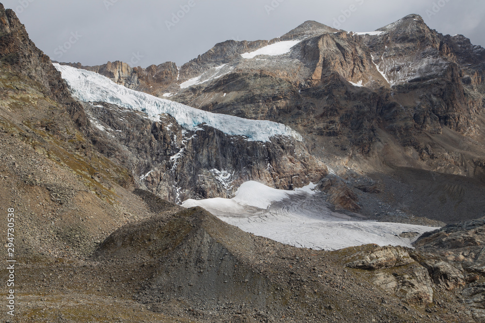 The Fellaria glacier in Valmalenco
