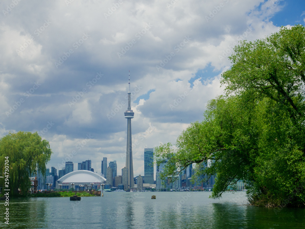 Obraz premium Canada Toronto Centre island flooding