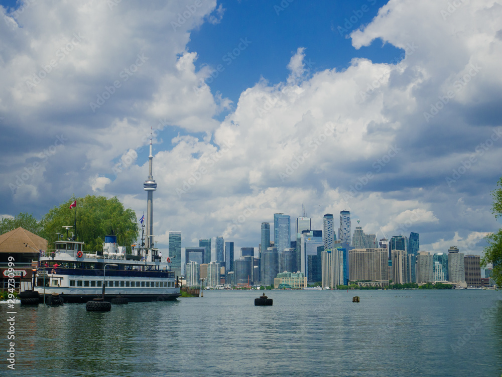 Naklejka premium Canada Toronto Centre island landscape