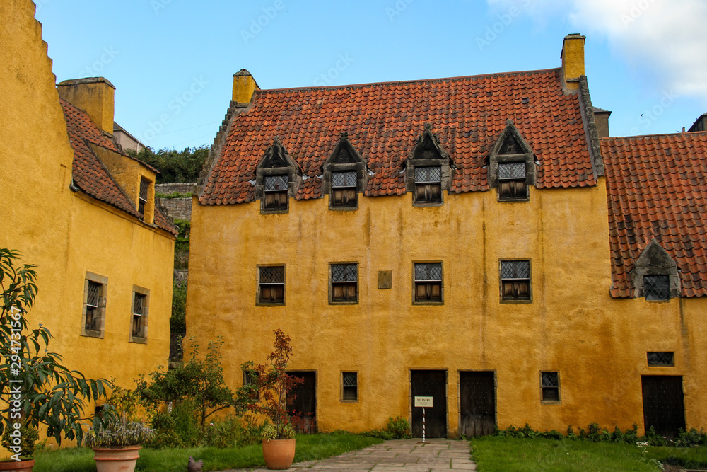 Exterior of Culross Palace in Scotland Exterior of Culross Palace in Scotland