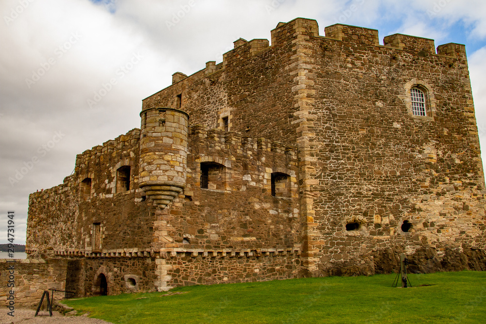 Exterior of Blackness Castle in Scotland