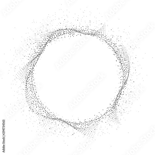Creative vector illustration of water spray mist isolated on white background. Art design cloud of atomizer.