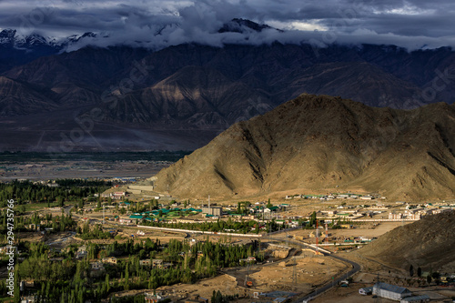 View of Leh mountains.