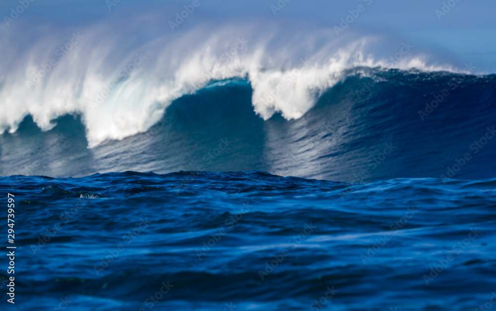 Big Ocean wave in Hawaii