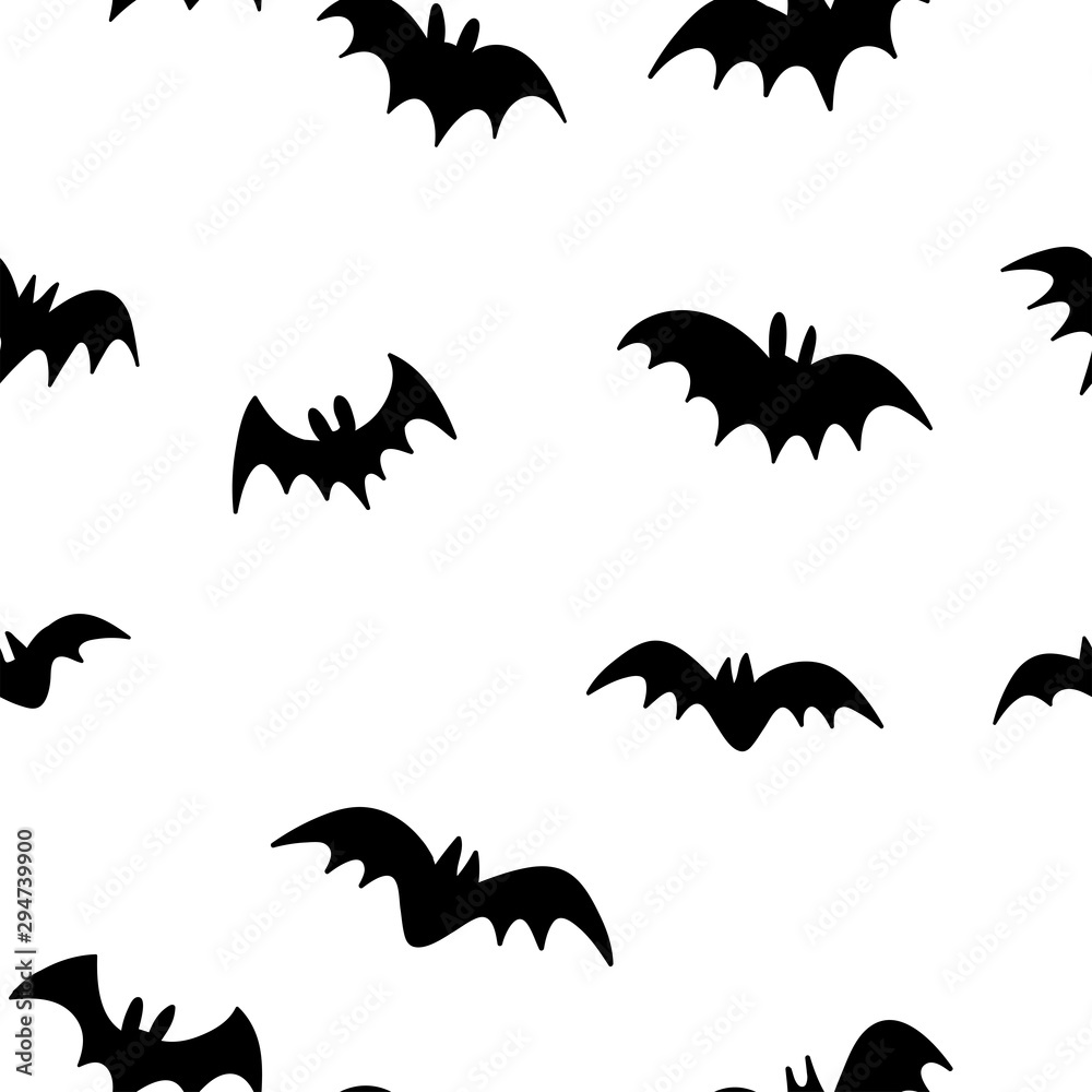 Halloween bats seamless pattern. Texture background of bat vector illustrations. Halloween bats seamless pattern. Texture background of bat vector illustrations.