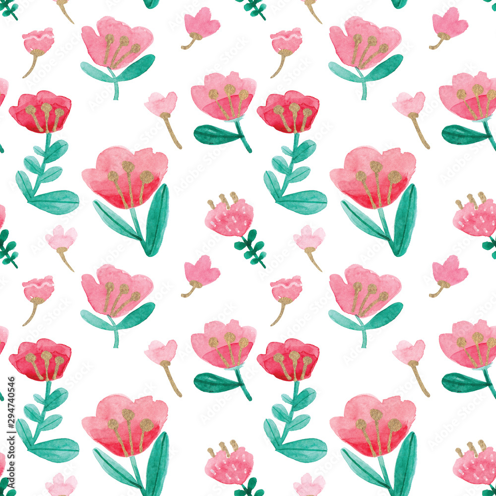 watercolor background with delicate flowers watercolor background with delicate flowers