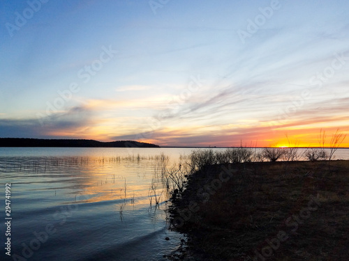 Sunset on the Lake © Derek