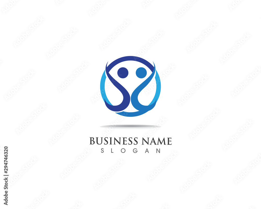 people Logo and vector template icon people Logo and vector template icon