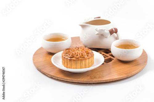 Chinese traditional food - moon cake