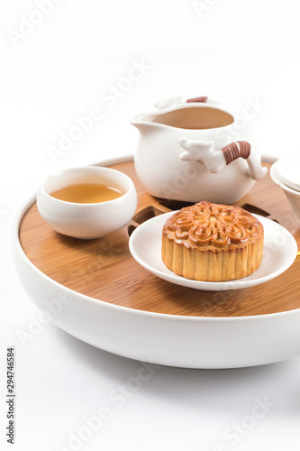 Chinese traditional food - moon cake