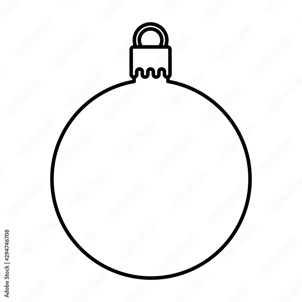 merry christmas ball decorative icon merry christmas ball decorative icon
