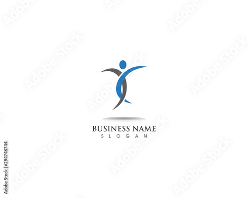 People healthy logo and vector