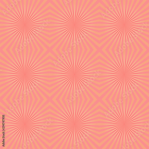 Pattern seamless of pastel color rays abstract background, can use for test the resolution and focus of cameras and photo or cinema lens.