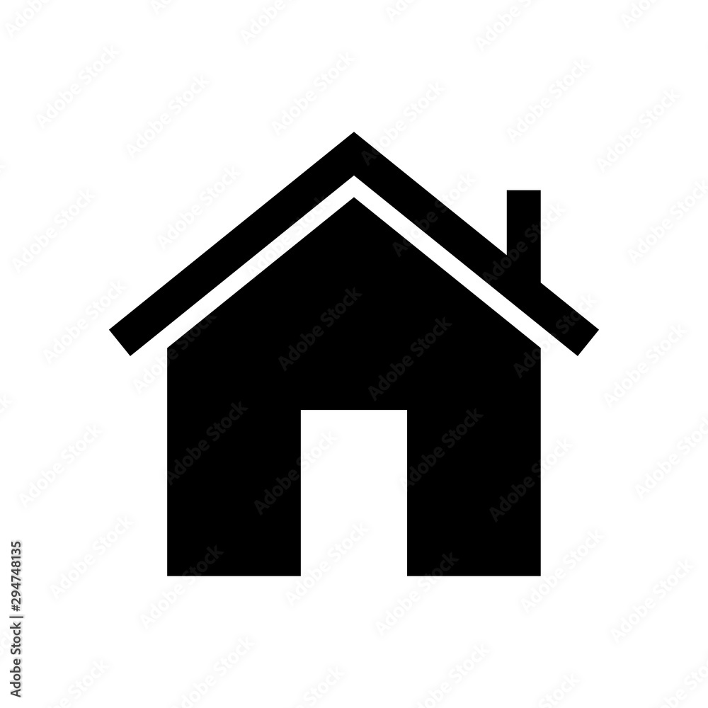 House home icon vector symbol illustration EPS 10 House home icon vector symbol illustration EPS 10