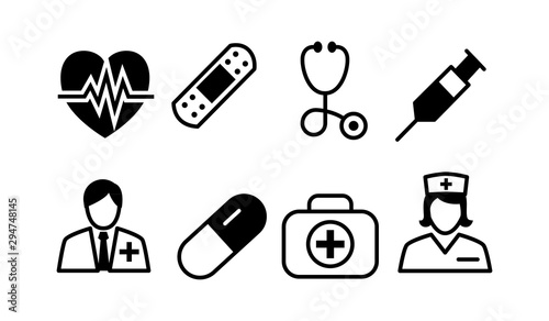 Medical icon set