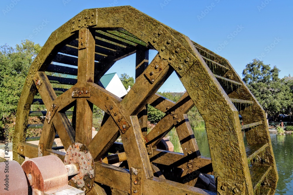 Water Wheel turning