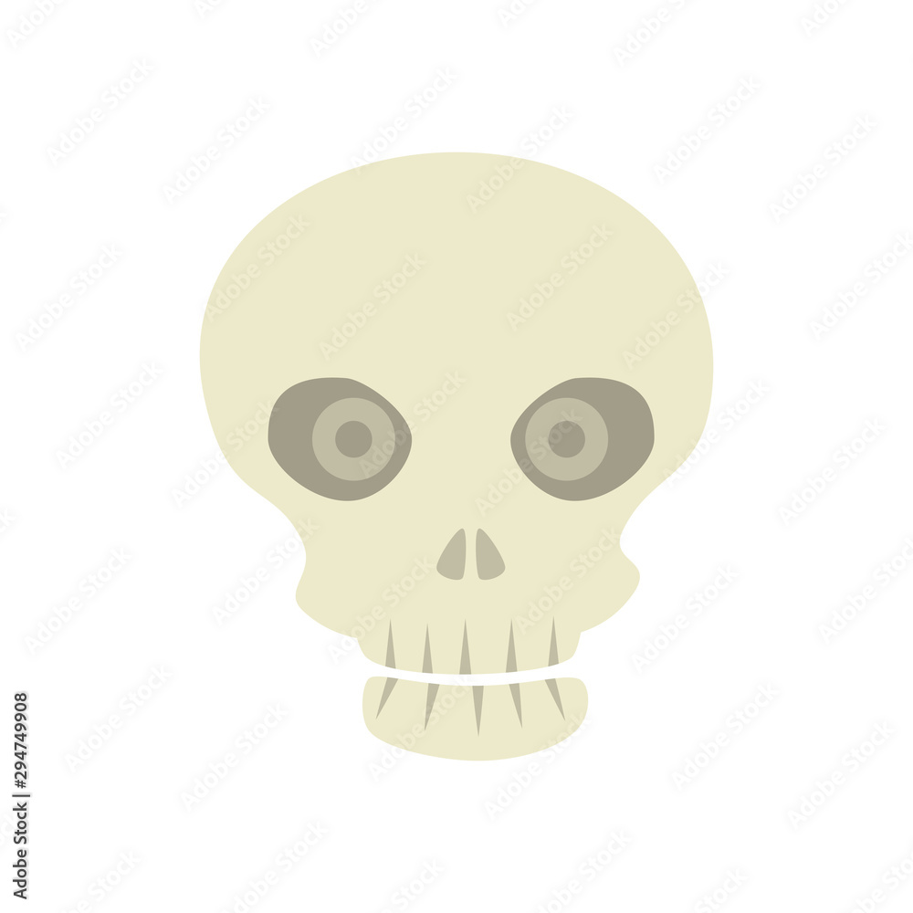 skull dead halloween isolated icon vector illustration design skull dead halloween isolated icon vector illustration design