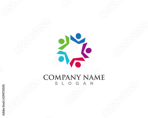 people community logo and vector design