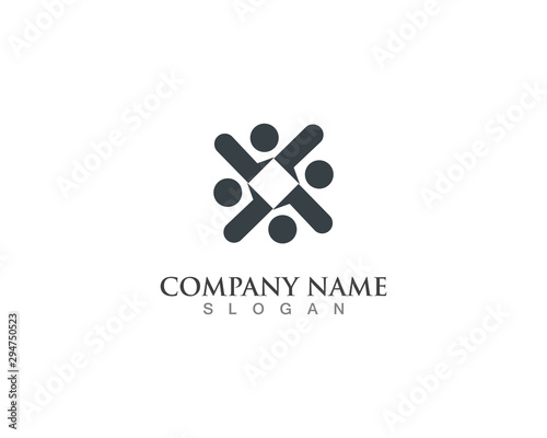 people community logo and vector design