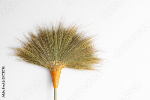 Broom made of grass
