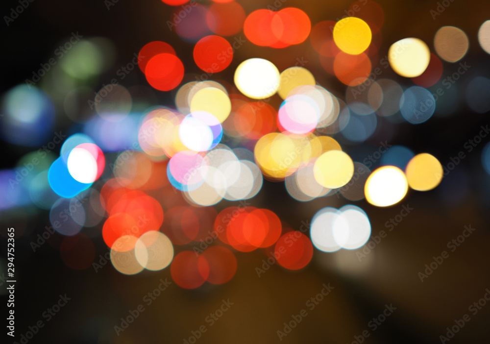 Colorful bokeh light abstract background, Blurred blur, darkness concept Colorful bokeh light abstract background, Blurred blur, darkness concept