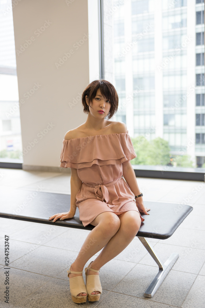 Berry cute Japanese young woman. Berry cute Japanese young woman.