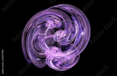 purple-blue background fractal.fractal for design banner