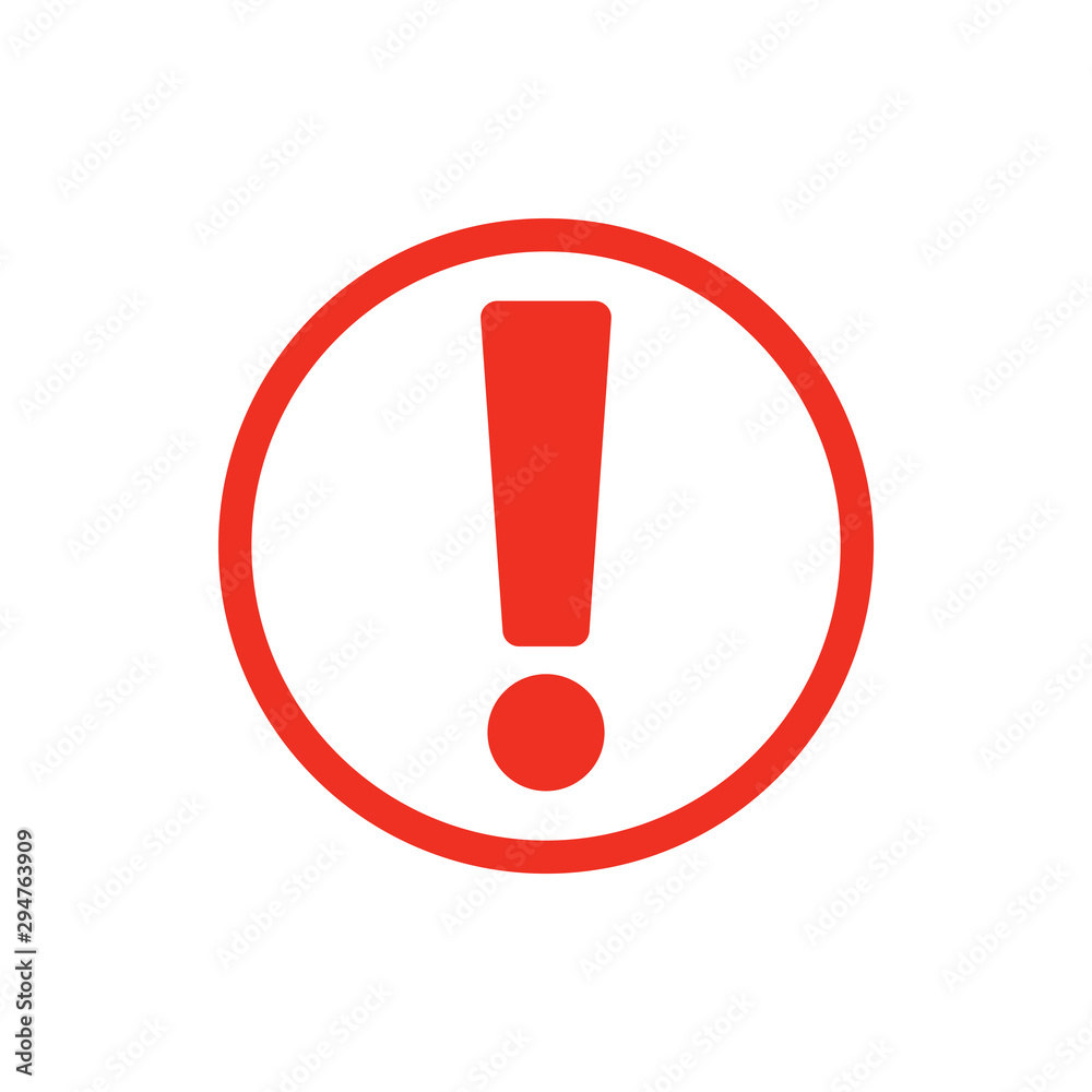 Exclamation Mark Icon Vector Illustration Exclamation Mark Icon Vector Illustration