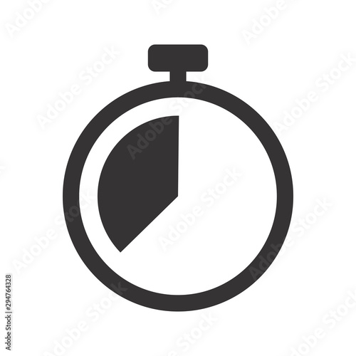 Stopwatch Timer Icon Vector Illustration