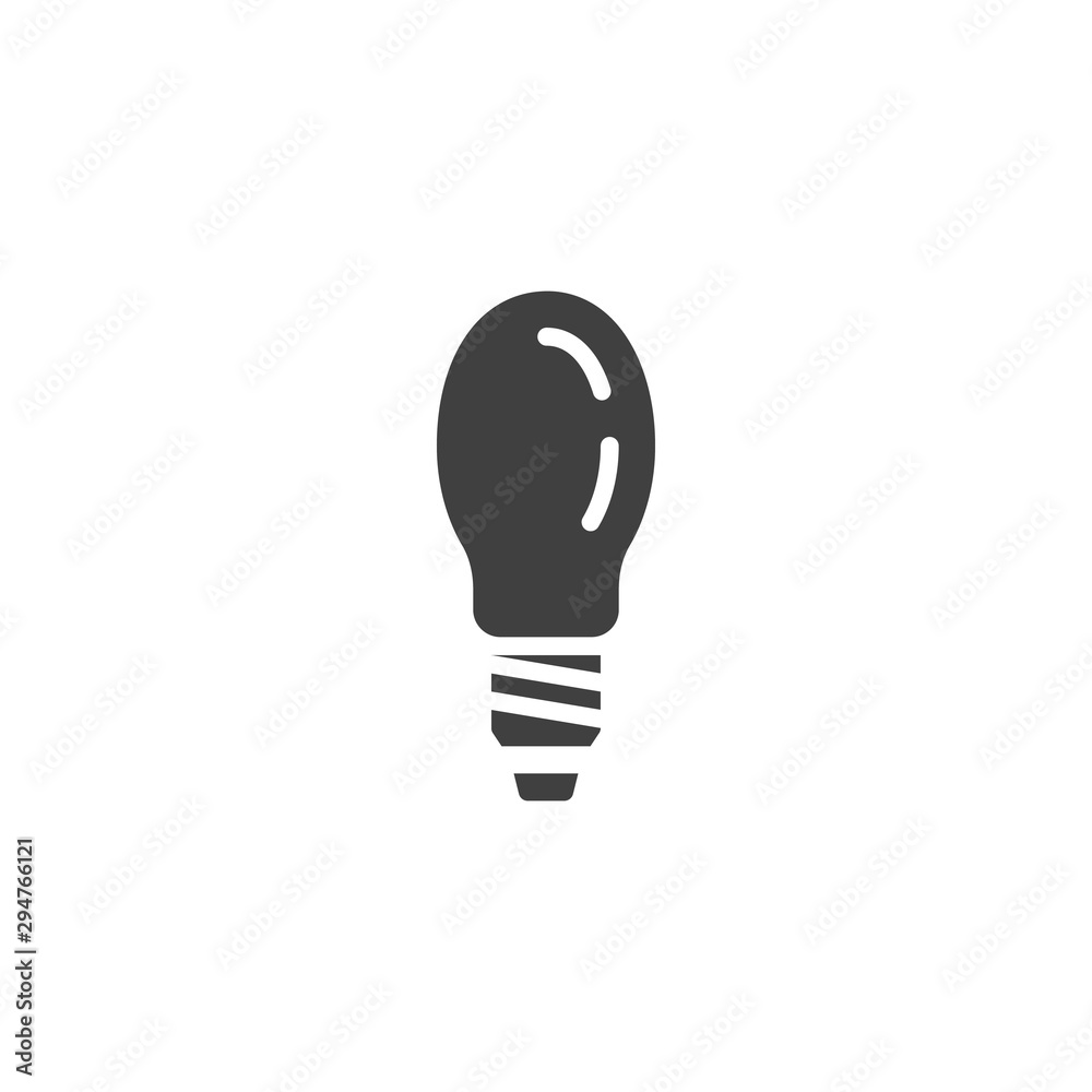Electric lamp vector icon. filled flat sign for mobile concept and web design. Light bulb glyph icon. Symbol, logo illustration. Vector graphics Electric lamp vector icon. filled flat sign for mobile concept and web design. Light bulb glyph icon. Symbol, logo illustration. Vector graphics