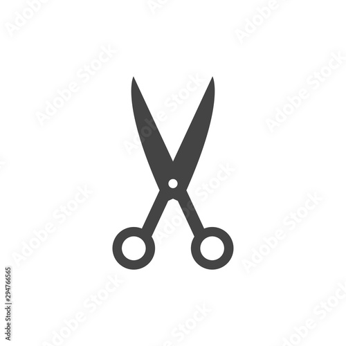 Scissors graphic design template vector isolated illustration