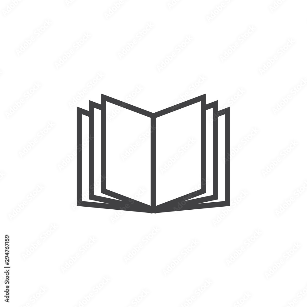 Book graphic design template vector isolated illustration Book graphic design template vector isolated illustration