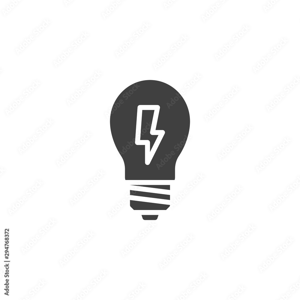 Lamp energy vector icon. filled flat sign for mobile concept and web design. Light bulb glyph icon. Symbol, logo illustration. Vector graphics Lamp energy vector icon. filled flat sign for mobile concept and web design. Light bulb glyph icon. Symbol, logo illustration. Vector graphics