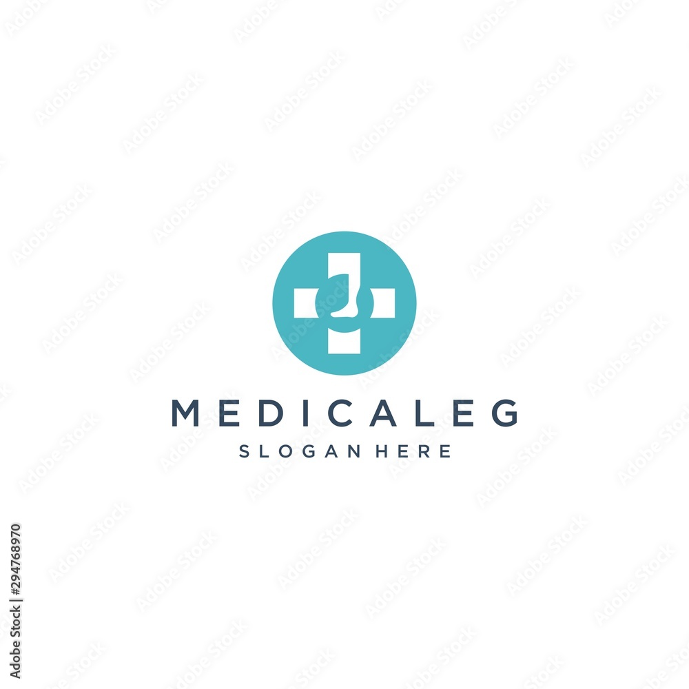 design logo treatment of legs or feet with plus signs and circles design logo treatment of legs or feet with plus signs and circles