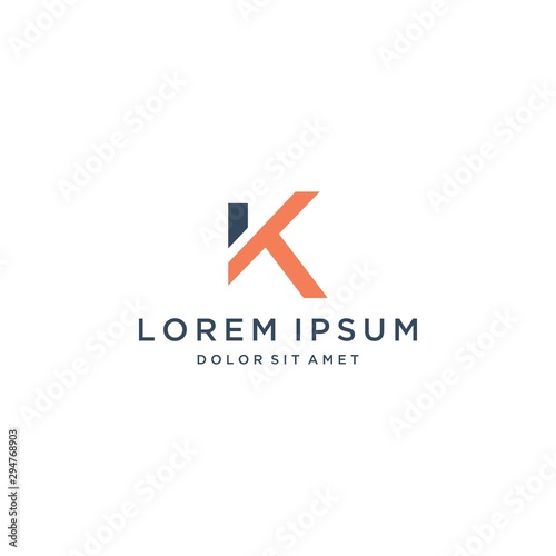 Free Download simple logo design or monogram or initials of the letter KT - GFXLoad