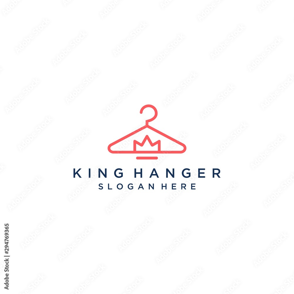 clothing design logos, or hangers with crowns clothing design logos, or hangers with crowns