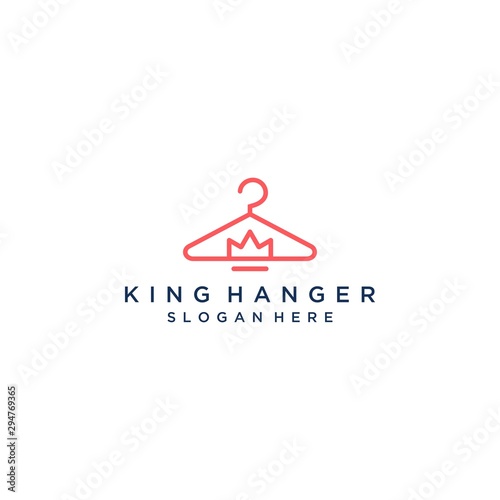 clothing design logos, or hangers with crowns