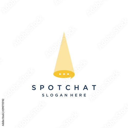 communication design logos, or spotlight with chat bubbles