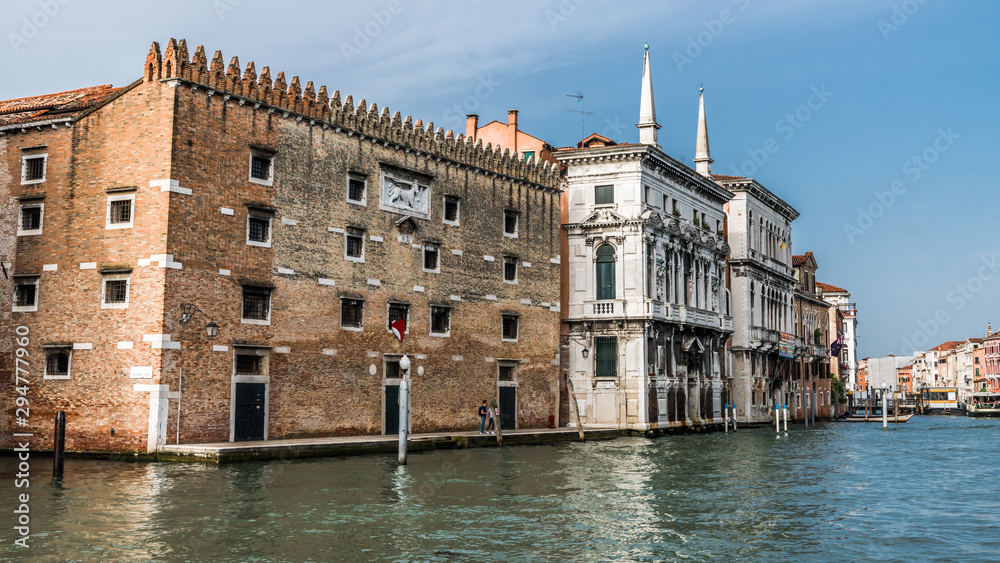 Palaces at the mouth of the Grand canal