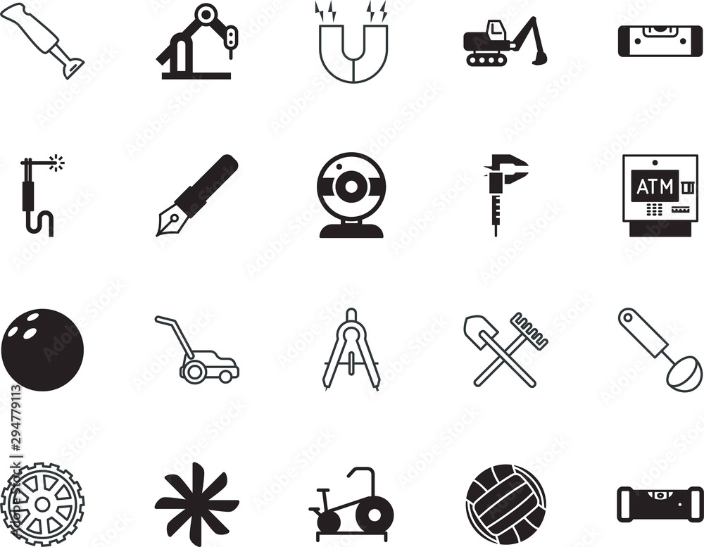 equipment vector icon set such as: fork, landscape, electronic, welder, appliance, robotic, team, s, measuring, landscaping, conditioning, cutter, brazing, immersion, mixing, one, objective, round equipment vector icon set such as: fork, landscape, electronic, welder, appliance, robotic, team, s, measuring, landscaping, conditioning, cutter, brazing, immersion, mixing, one, objective, round