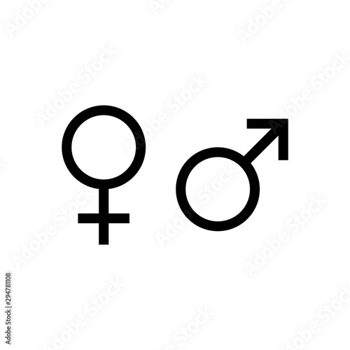 Gender signage icon