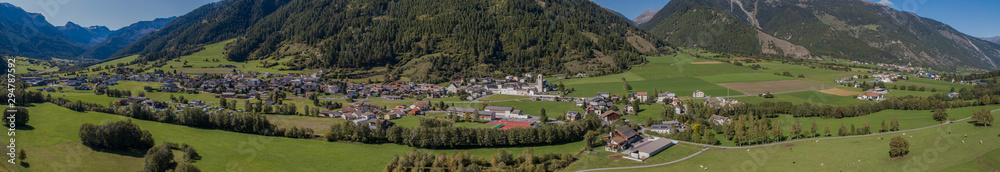 Panorama Müstair in Graubünden