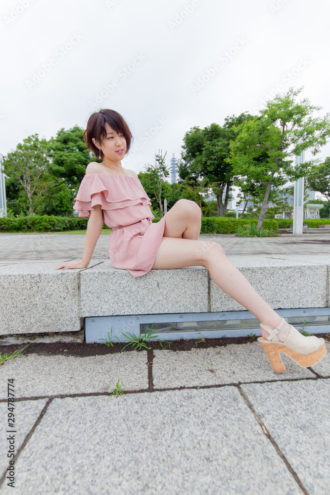 Berry cute Japanese young woman. Berry cute Japanese young woman.