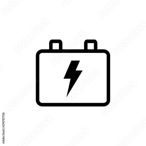 battery icon trendy