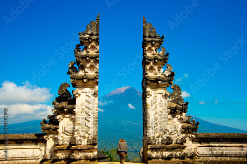 Принти на полотні Candi Bentar Gate in Pura Penataran Agung Lempuyang - Bali - Indonesia