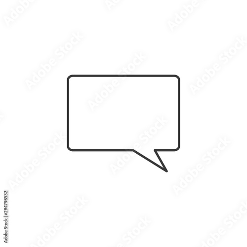 Chat icon, message icon. Bubble chat. Stock vector illustration isolated on white background.