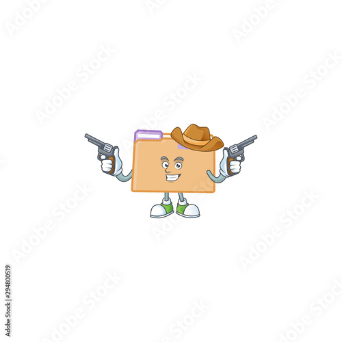 Cowboy folder for saving a file document